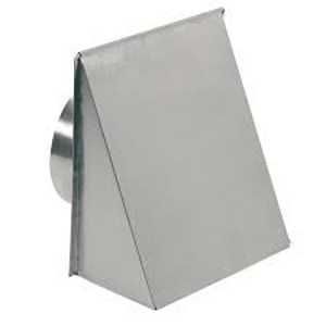 643 WALL CAP AL F/8IN RND DUCT