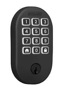 BE459WBVRMN622 DEADBOLT MATBLK