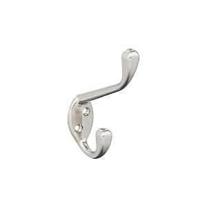 H55451G10 WALL HOOK DBL SATNIC