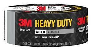 2525-NA DUCT TAPE AW BLK 25YD