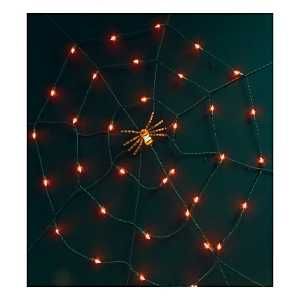 8470-06 SPIDERWEB LIGHT ORNG