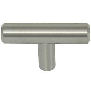 87013 CAB KNOB T-BAR SATIN NIC