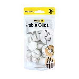 514-CLIPS-WH CABLE CLIP WHITE