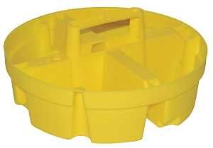 35051 TRAY STAC PLST W/HDL YEL