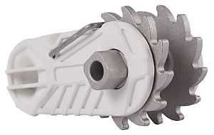 G74313 STRAINER END INSLTD WHT