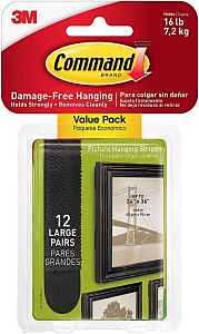 17206BLK-12ES PIC HANGING STRP