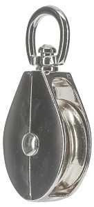 N100-296 PULLY SGL SWVL EYE2IN