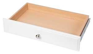 RD04 DLX DRAWER WHT 24X4X14IN