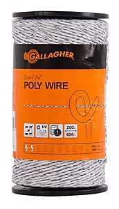 G62004 WIRE POLY WHT 2MMX200M