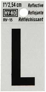 RV-15/L 1" REF VINYL LETTER L