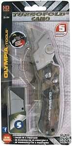 33-204 KNIFE FOLDING CAMO GRN