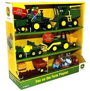 34984 J DEERE 20PC PLAYSET