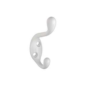 N266-049 COAT&amp;HAT HOOK WL WHT