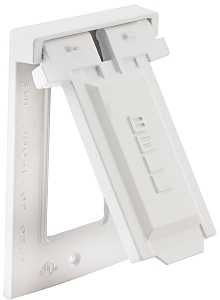5103-1 GFCI VERT 1G COVER WHT