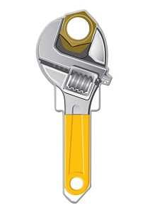 B123K KEY BLANK WRENCH KWIKSET