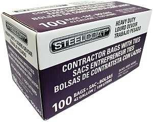 STEELCOAT CONT BAG 100CT 42GAL