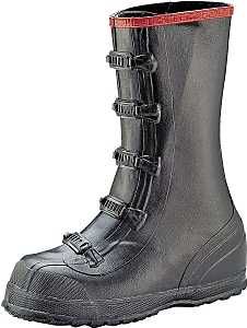 T369-10 BLK 5-BUCKLE OVERBT 10
