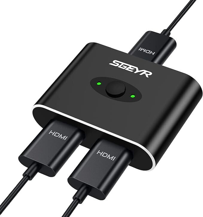Bidirectional HDMI 1 to 2 or 2 to 1 Switch