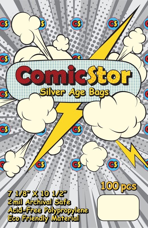 Silver Comic Bags