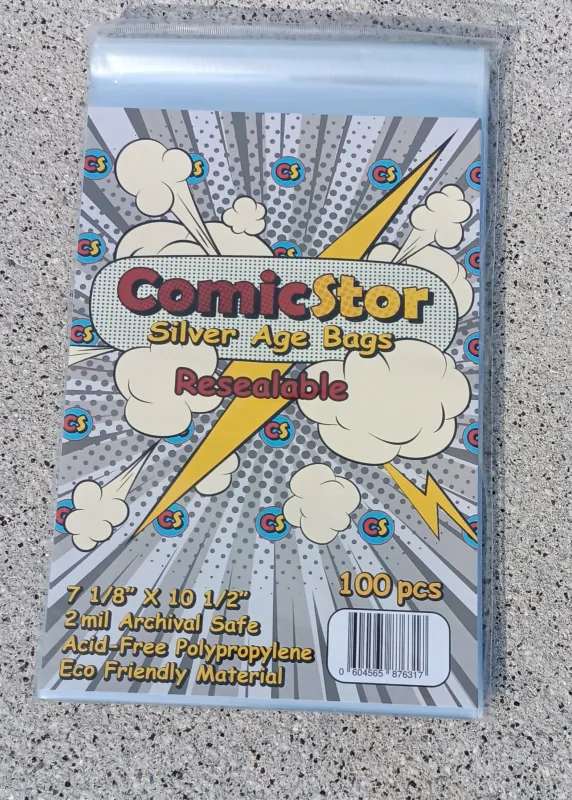 Silver Age Bags Resealable PP (100)