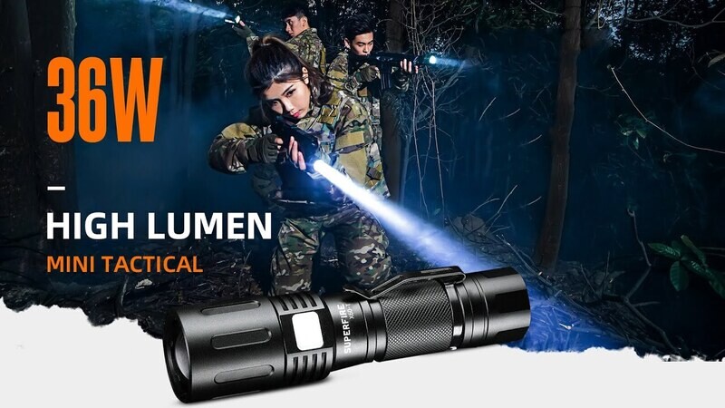 פנס טקטי צבאי SUPERFIRE X60-T