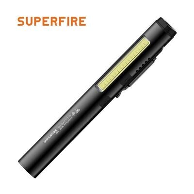SUPERFIRE J01  أفضل كشاف قلم على الإطلاق مع ليزر