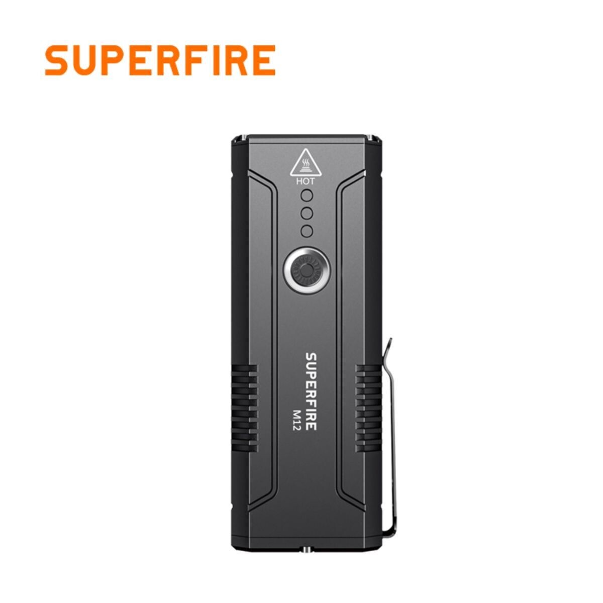SUPERFIRE M12 كشاف يدوي خارق بقوة 112 واط
