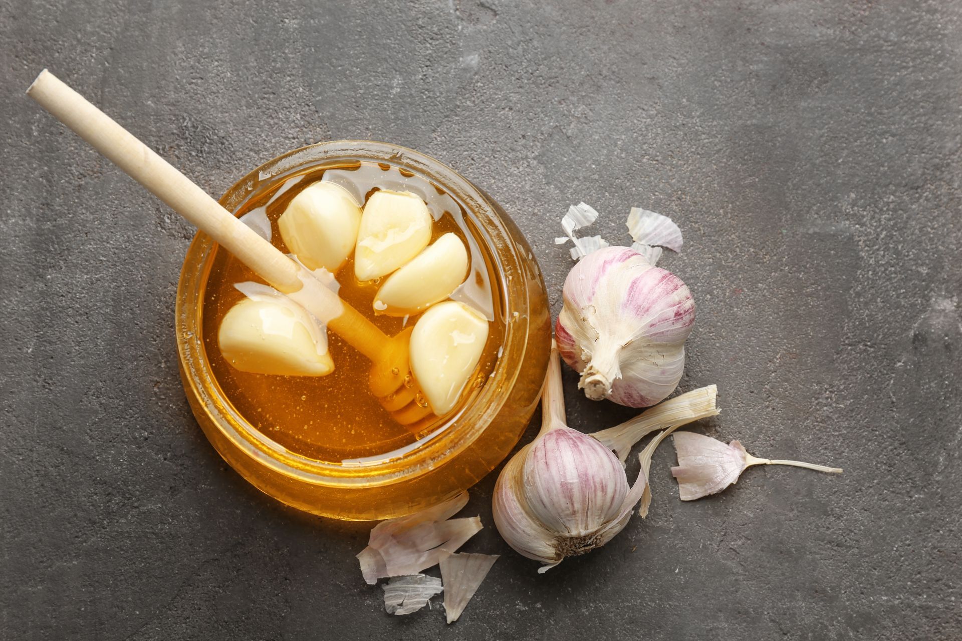 Fermented Garlic Honey