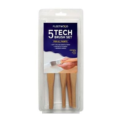 Fleetwood 5 Piece Tech Paint Brush Set