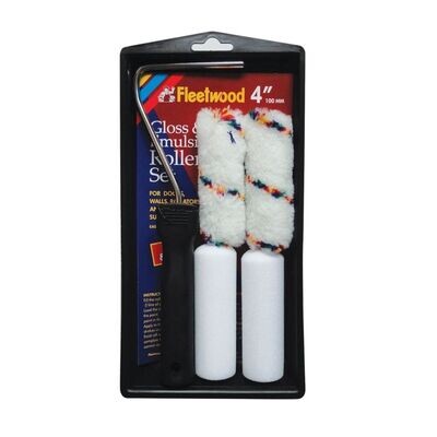Fleetwood 4" Gloss & Emulsion Roller Set
