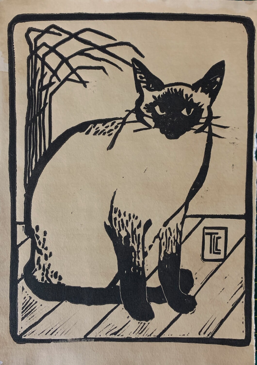 Siamese Cat Print