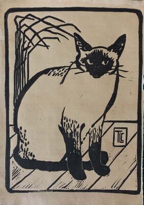 Siamese Cat Print