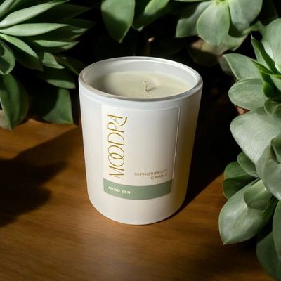 Mind Zen Hypnotherapy Candle for Focus, Clarity & Balance Mind Zen Hypnotherapy Candle for Focus, Clarity & Balance