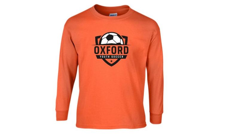 Soccer Long Sleeve-Orange