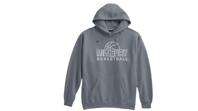 Millbury Bball Hoodie - Charcoal
