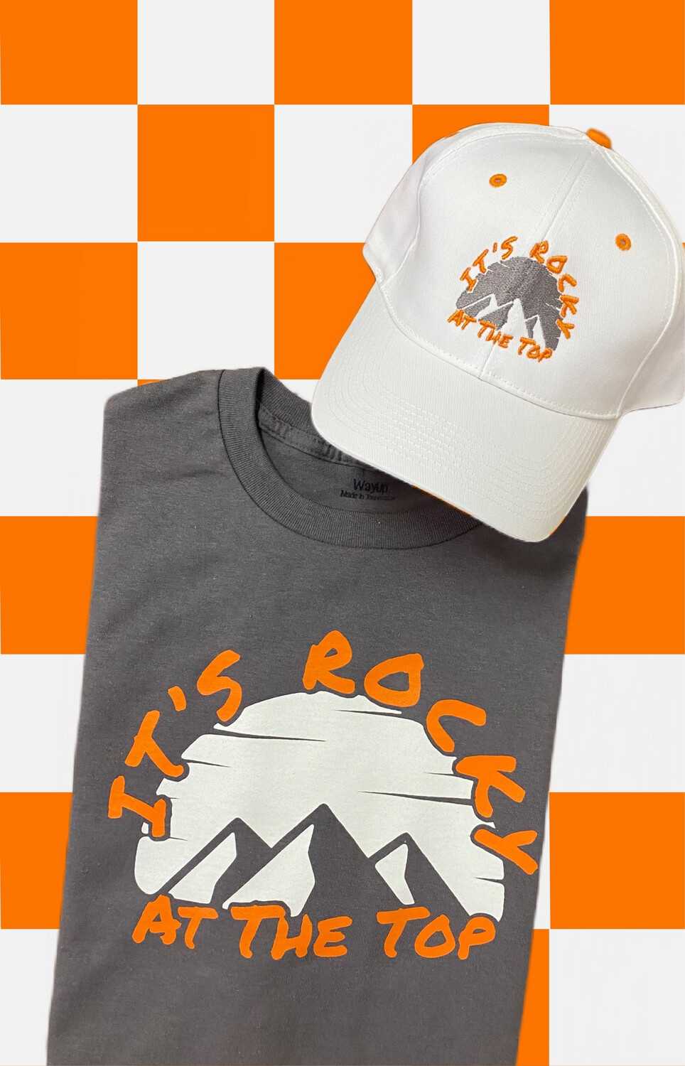 “It’s Rocky At The Top” Tennessee Game Hat (White)