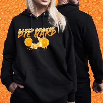 “Bleed Orange” Tennessee Hoodie (Black)