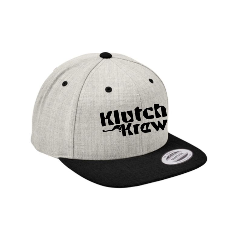 &quot;Klutch Krew&quot; Flat Bill Snapback Cap
