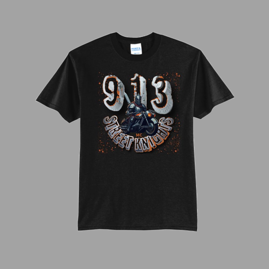 “Street Knights” 913 Tee (Black)