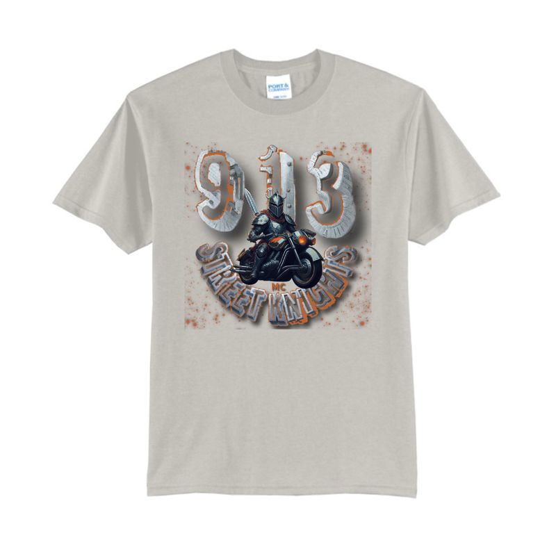 “Street Knights” 913 Tee (Silver)