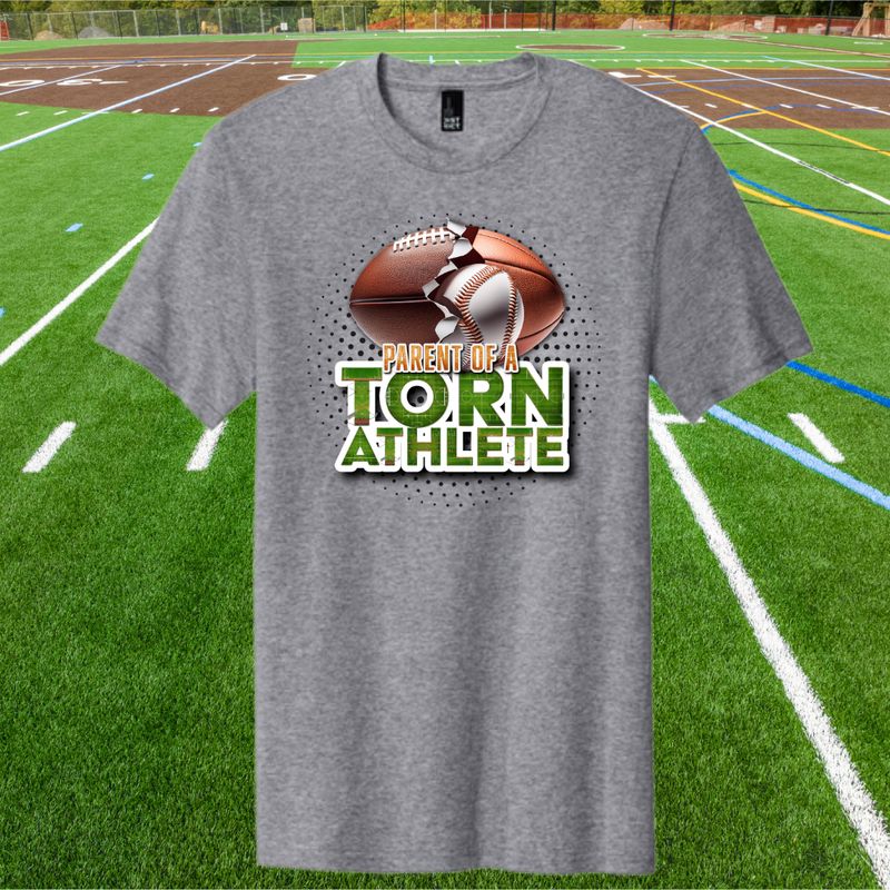 "Parent Of A Torn Athlete" T-Shirt (Grey)