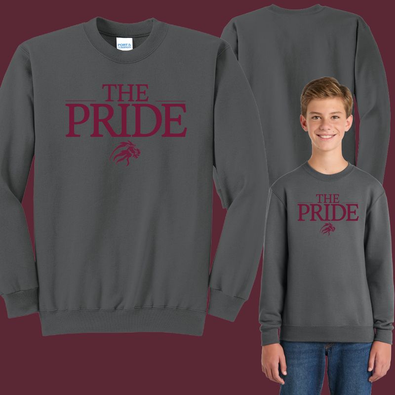 Concord "The Pride" Core Fleece Crewneck Sweatshirt (charcoal)