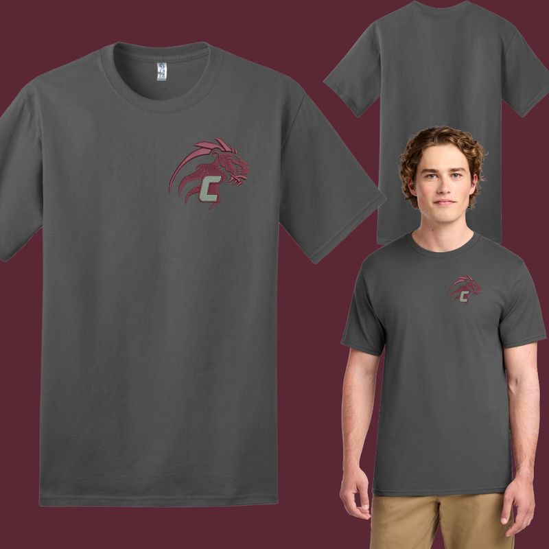 Concord Ring Spun Cotton Tee (charcoal)