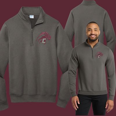 Concord Core Fleece 1/4-Zip Pullover Sweatshirt (charcoal)