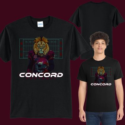 Concord Football Tee (black)