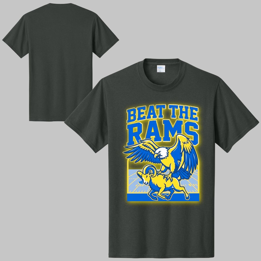 Coal Grey "Beat The Rams" Rivalry Tee