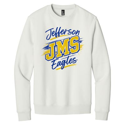 White "JMS" Premium Sweatshirt
