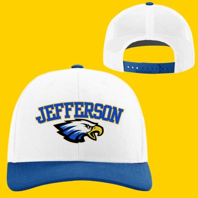 White/Royal Richardson Trucker Cap