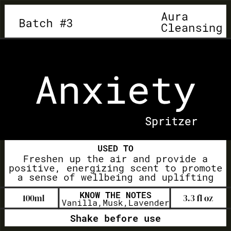 ANXIETY SPRAY (BULK WHOLESALE)