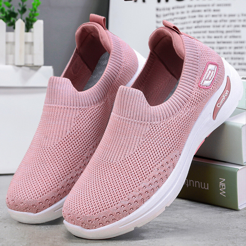 Women&#39;s Shoes Autumn New Casual Socks Shoes Soft Sole Mom Shoes Sports Foreign Trade Factory Women&#39;s Shoes Manufacturers Wholesale